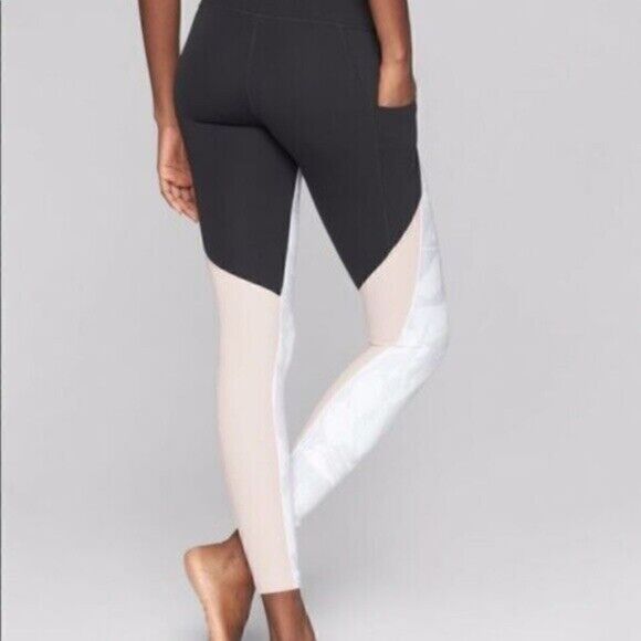 Athleta‎ Marble Salutation High Rise Multicolor Leggings Women’s Size Small - Picture 2 of 11